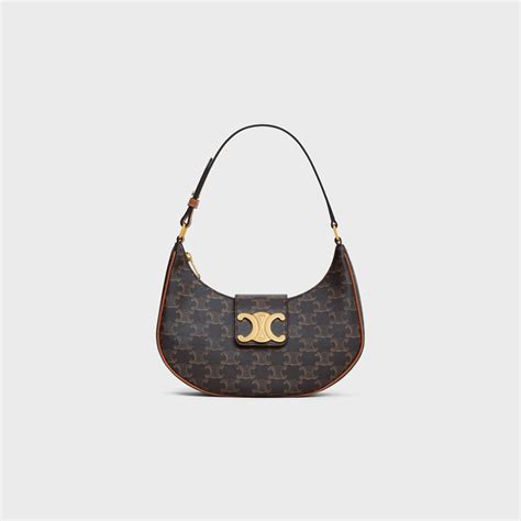 Women's Ava Triomphe bag in Triomphe canvas and calfskin